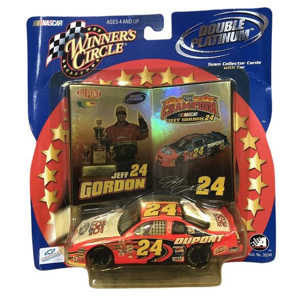 Lot of 3 Jeff Gordon #24 2001 CHAMPION Action Winners Double Platinum 200 Years - Picture 2 of 12